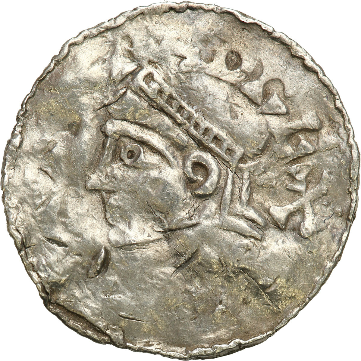 Niemcy, Kolonia. Otto III (983–1002). Denar - RZADKI